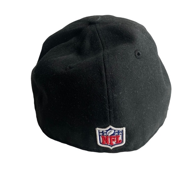 Pittsburgh Steelers Cap New Era 59Fifty Fitted Black Baseball Hat‎ Size 7 1/4 - Picture 5 of 10